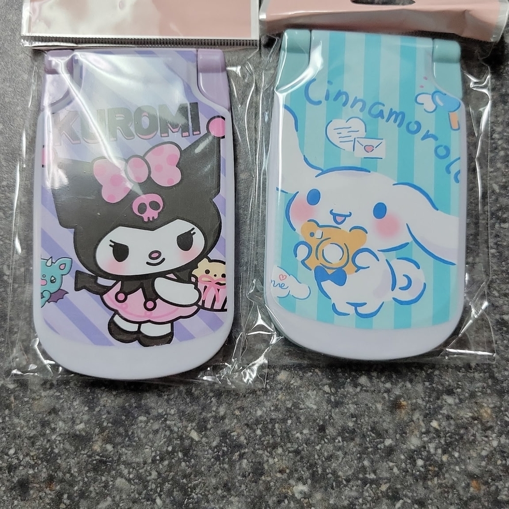 Kuromi and Cinnamoroll Mirrors
